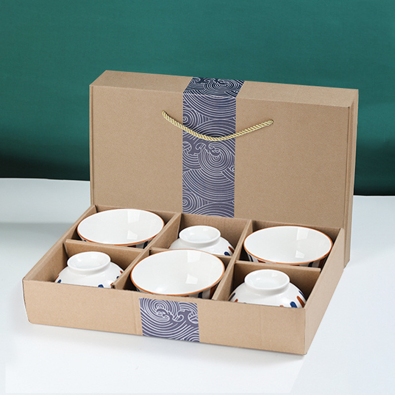 Title 8, Japanese Blue And White Porcelain Bowl Gift Box