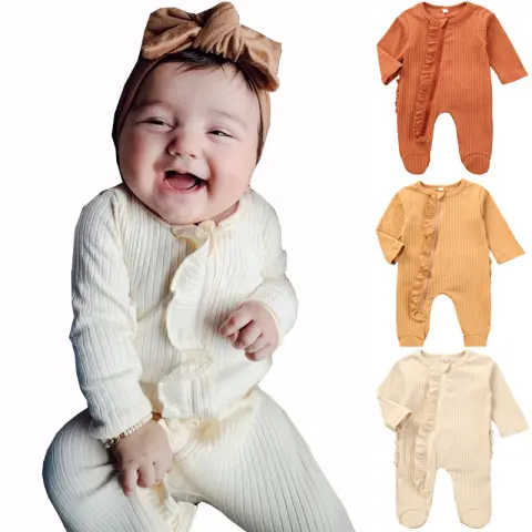 Baby Rompers Autumn Winter Boys Girls Long Sleeve Jumpsuit