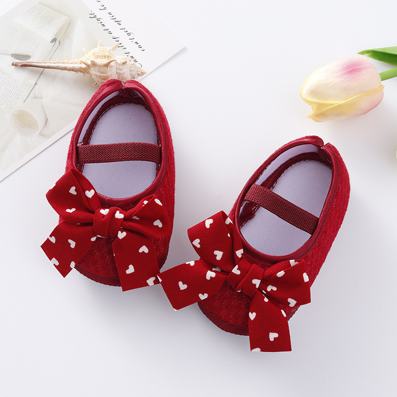 Title 5, Baby Shoes Bow Soft Sole Toddler