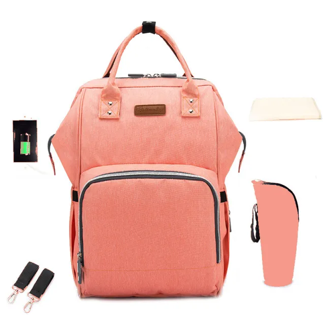 Timely European And American Style Double shoulder Mother And Baby Bag Pink - Shop at LoveMi