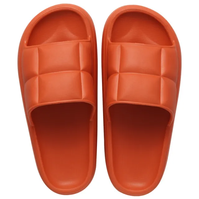 Sofa Slippers Outdoor Thick soled Home Household Slippers Bathroom Bath Orange - Shop at LoveMi