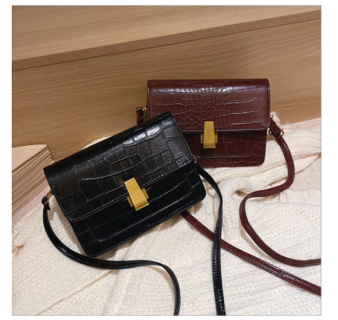 Title 4, Trendy retro crossbody kleine vierkante tas, pa...