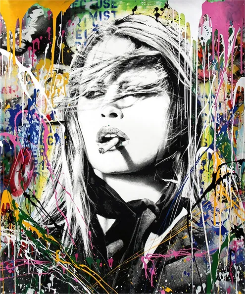 Graffiti Banksy Digital Oil Painting Living Room Bedroom Mural - Shop at LoveMi