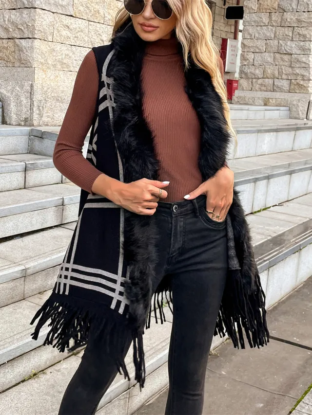 New Style Turtleneck Coat Women's Color Matching Sweater Black - Shop at LoveMi