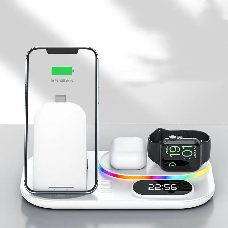 Magnetic Mobile Phone Wireless Charging Treasure 13 Four-in-one Watch