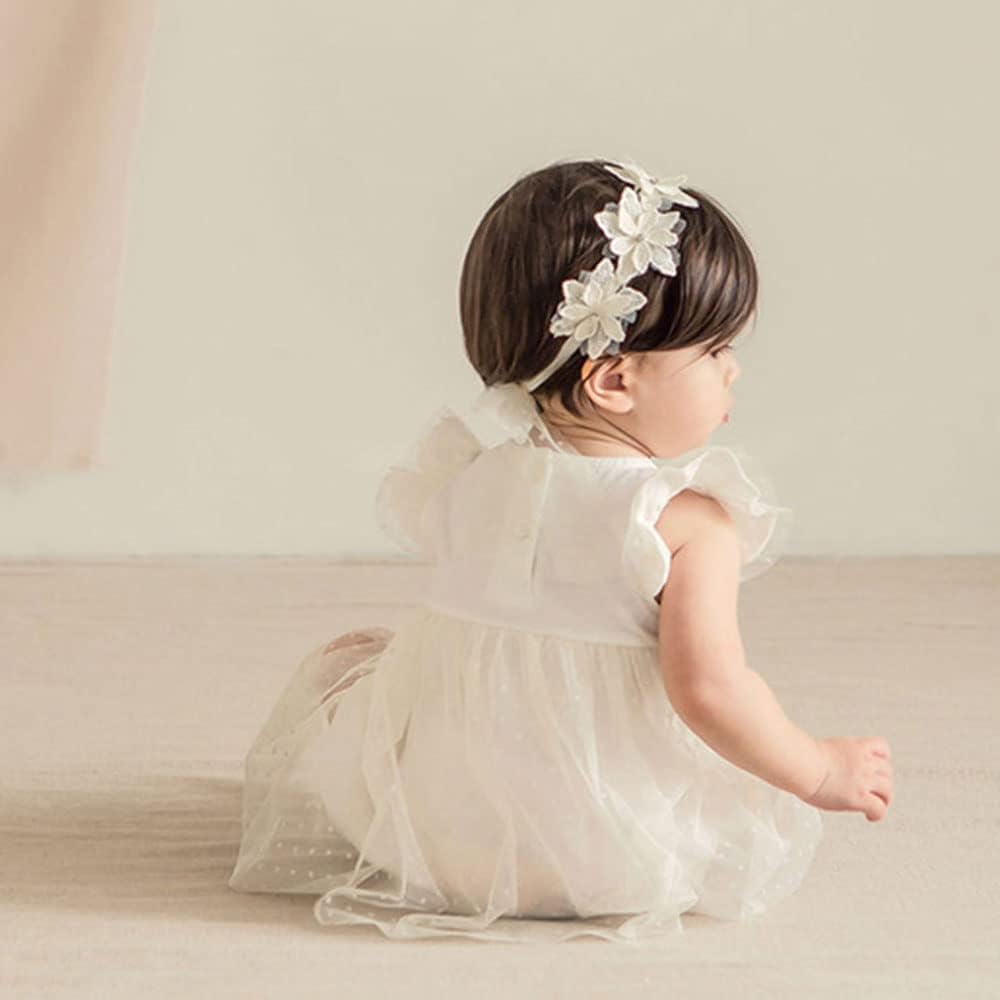 Baby Girls Cute Bow-knot Headband Soft Lace Floral Hairbands Newborn Infant Toddlers Kids Hair Accessories — foto 3
