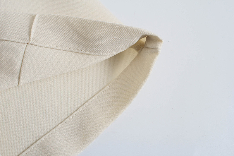 Straight High Waist Slim Solid Color Casual Pants