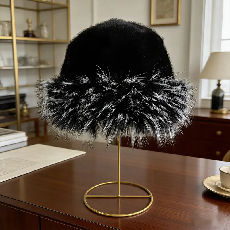 Winter And Autumn Plush Mongolian Hat