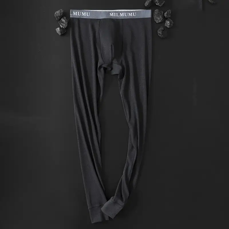 Men's High-end Fleece Thin Inner Thermal Pants
