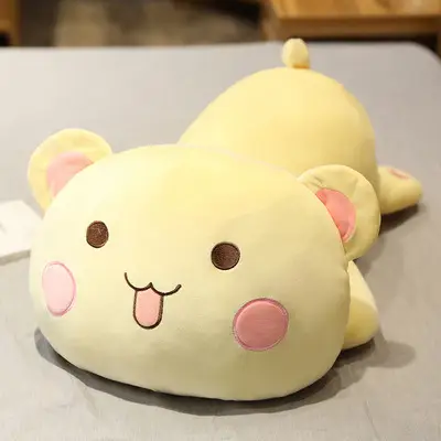 Lying Bear Doll Pillow Cute Girl Plush Toy Bed Hug Sleeping Cat Doll