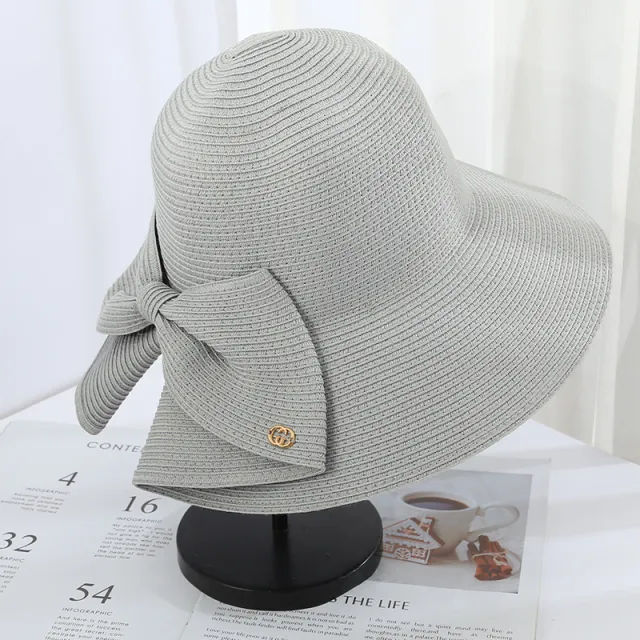 Women's Summer Fashion Split Sun Hat Fisherman Hat Light Grey - Shop at LoveMi