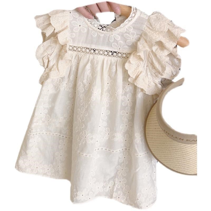 Title 5, Girls Fashion Flying Sleeves French Dress