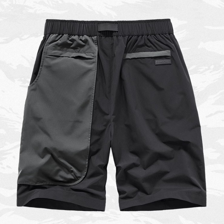 Patchwork Color Contrast And Multiple Pockets For Casual Use