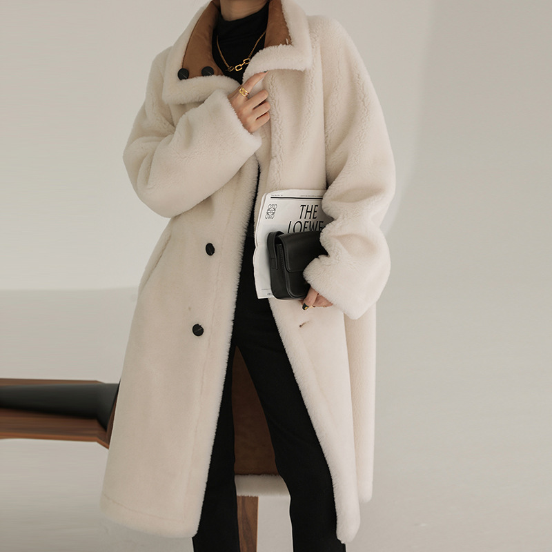 Winter New Fur Integrated Lamb Coat