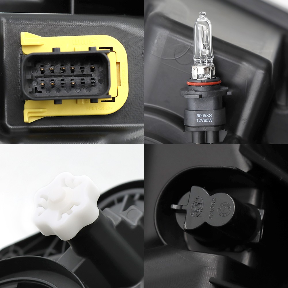 Headlights Compatible With 2022-2024 Kenworth T680 Chrome — foto 3