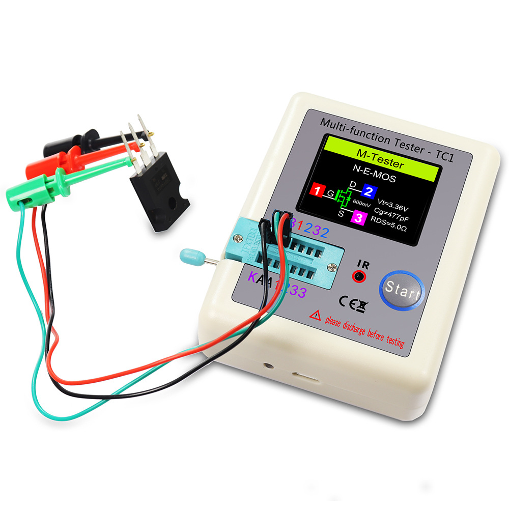 LCR-TC1 Multi-function Transistor Tester Full Color Screen Graphic Display
