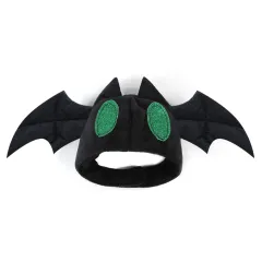Pet Halloween Hat Teddy Dress Up Bat Headdress Cat Hat Cat Head - Black Bat Hat - View 1