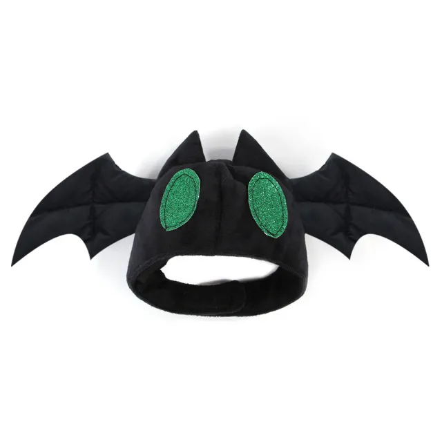 Pet Halloween Hat Teddy Dress Up Bat Headdress Cat Hat Cat Head Black Bat Hat - Shop at LoveMi