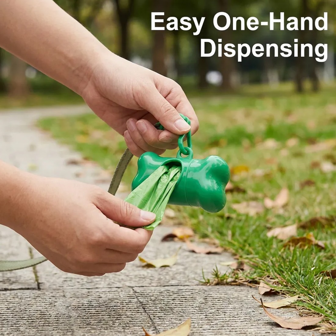 1100x Dog Poo Bags Biodegradable Pet Cat Dog Poop Waste Bags With Dispenser UK - Default