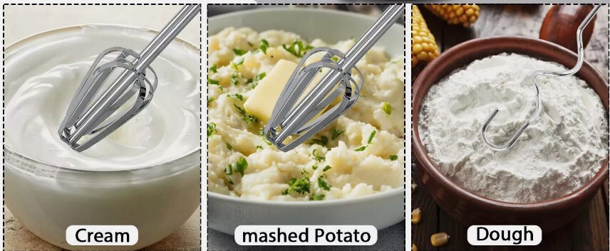 Speed Electric Stand Mixer Multifunctional Food Blender & Dough Kneader With Mixing Bowl