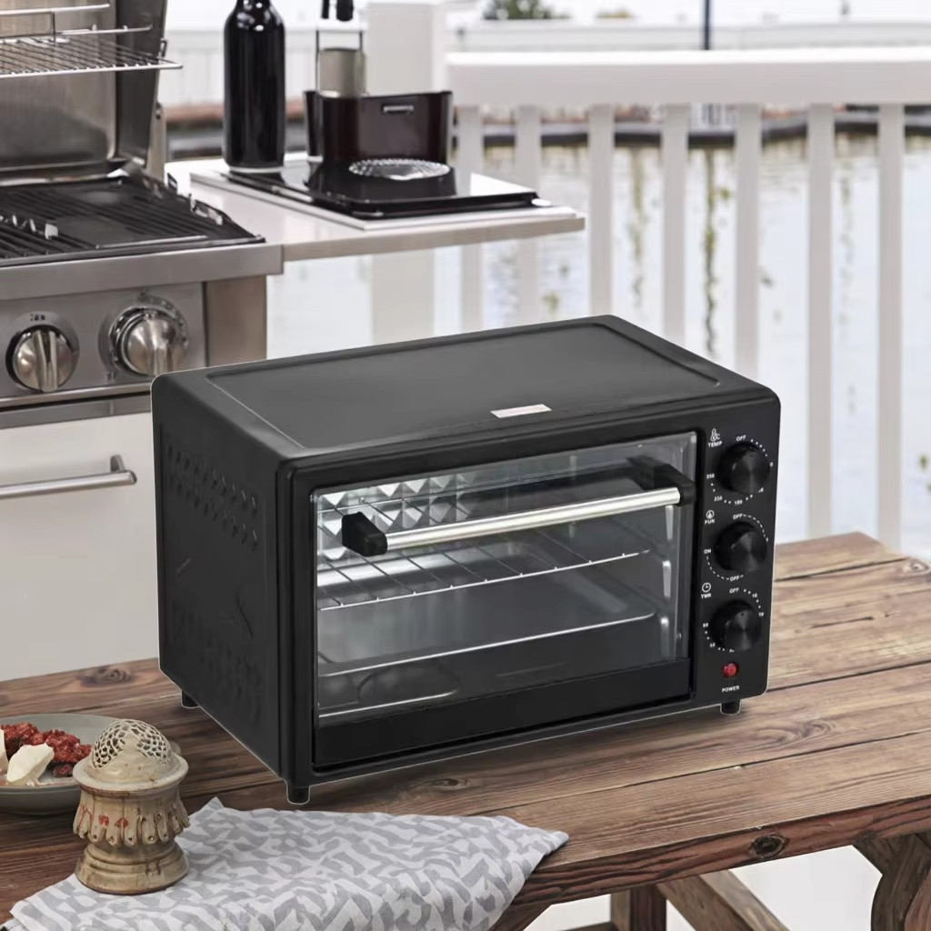 22L Electric Oven Grill Countertop Mini Toaster Pizza Oven W Temp Timer