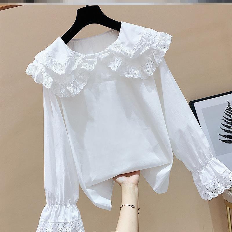 Title 6, Small Lace Doll Collar Shirt New