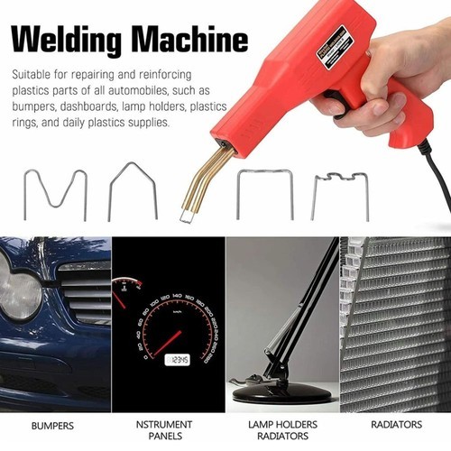 Stapler Car Bumper Fender Welding Welder Gun Plastic Kit Repair With Staples — image 8