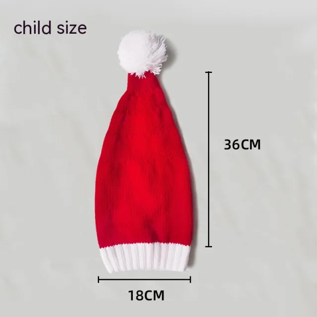 Christmas Warm Fur Ball Knitted Hat Children - Shop at LoveMi