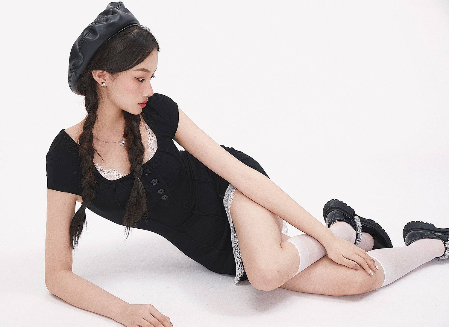 Bag Hip Knitted Dress