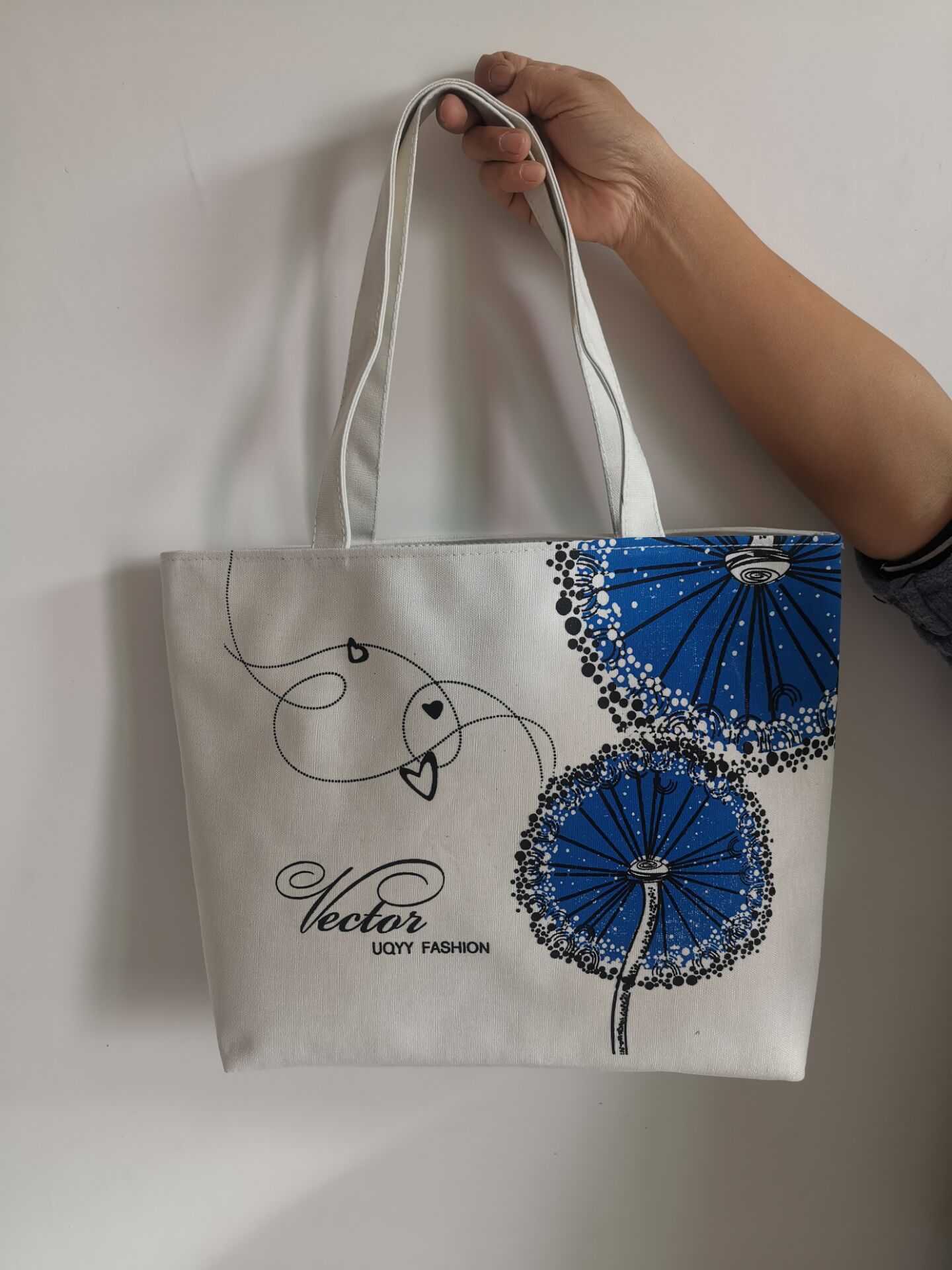 Simple Canvas Bag One Shoulder Women's Handbag