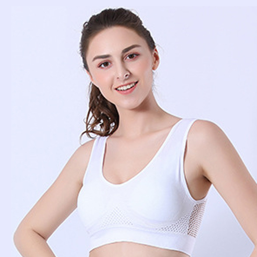 Title 8, Reggiseno sportivo grande con fori di ventilazi...