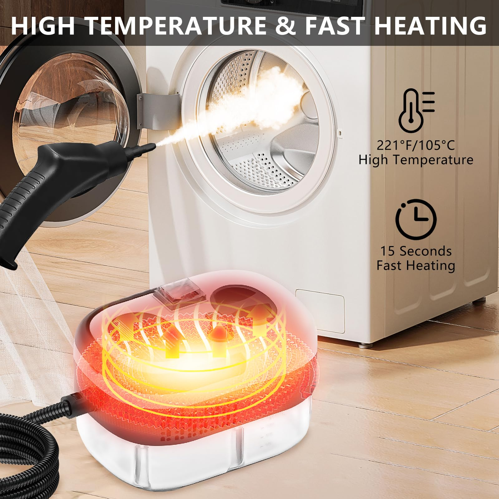 Pressurized Handheld Steam Cleaner