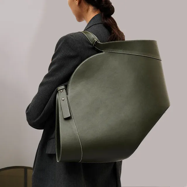 Large capacity Fan shaped Bag Student Shoulder Bag All match Handbag Black - Shop at LoveMi