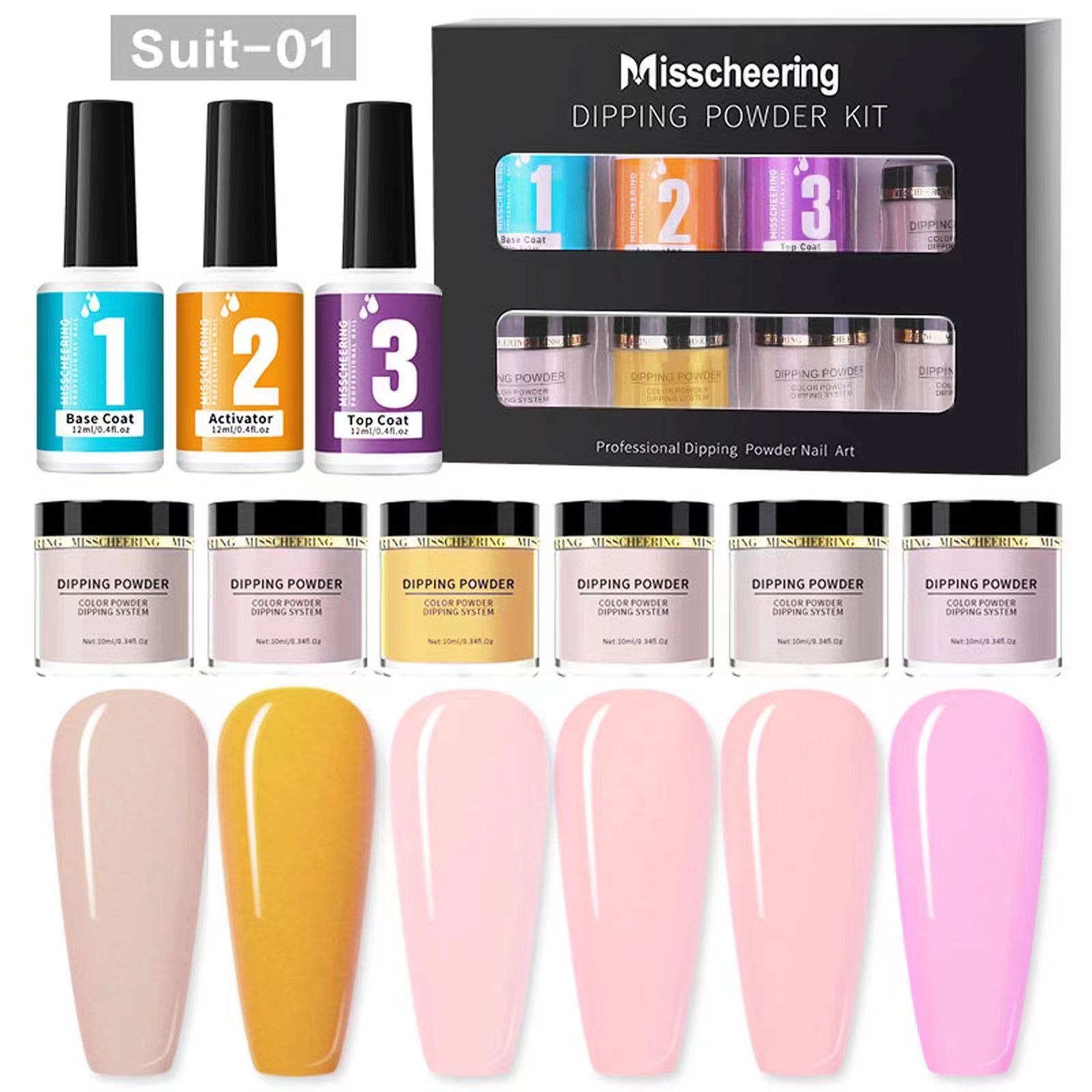 Title 7, Nail Art Infiltration Powder Set Free Of Heatin...