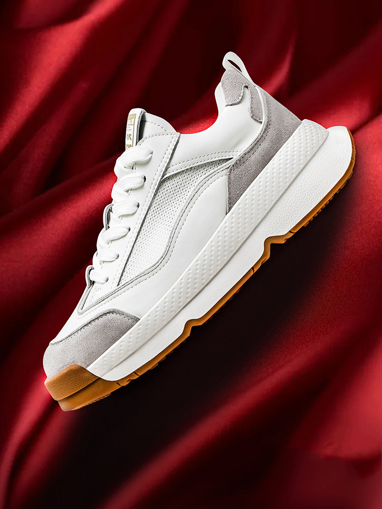 Casual Shoes Men's Leather Sneakers Trendy Dad