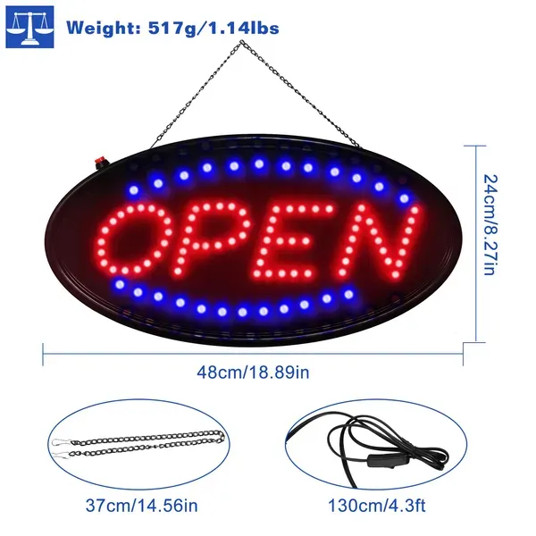 Ultra Bright LED Neon Open Sign Normal