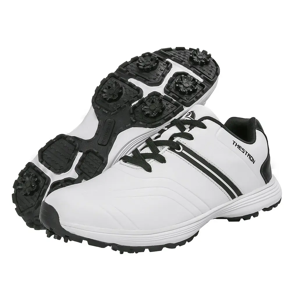 Men's Professional Waterproof Spikes Plus Size Golf Shoes