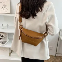 Summer Leisure Crossbody Bag Female - Khaki - View 1