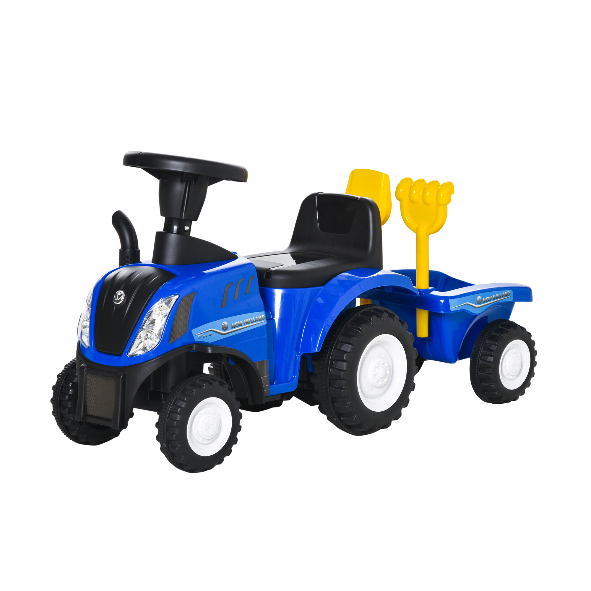 Children's Walker, Equipped With A Foot Operated Slider, Horn, And Storage — image 9