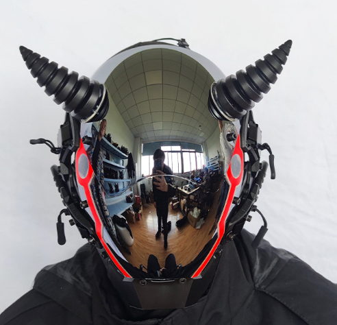 Casque Cyberpunk Halloween — Masque Fête et Festival 1
