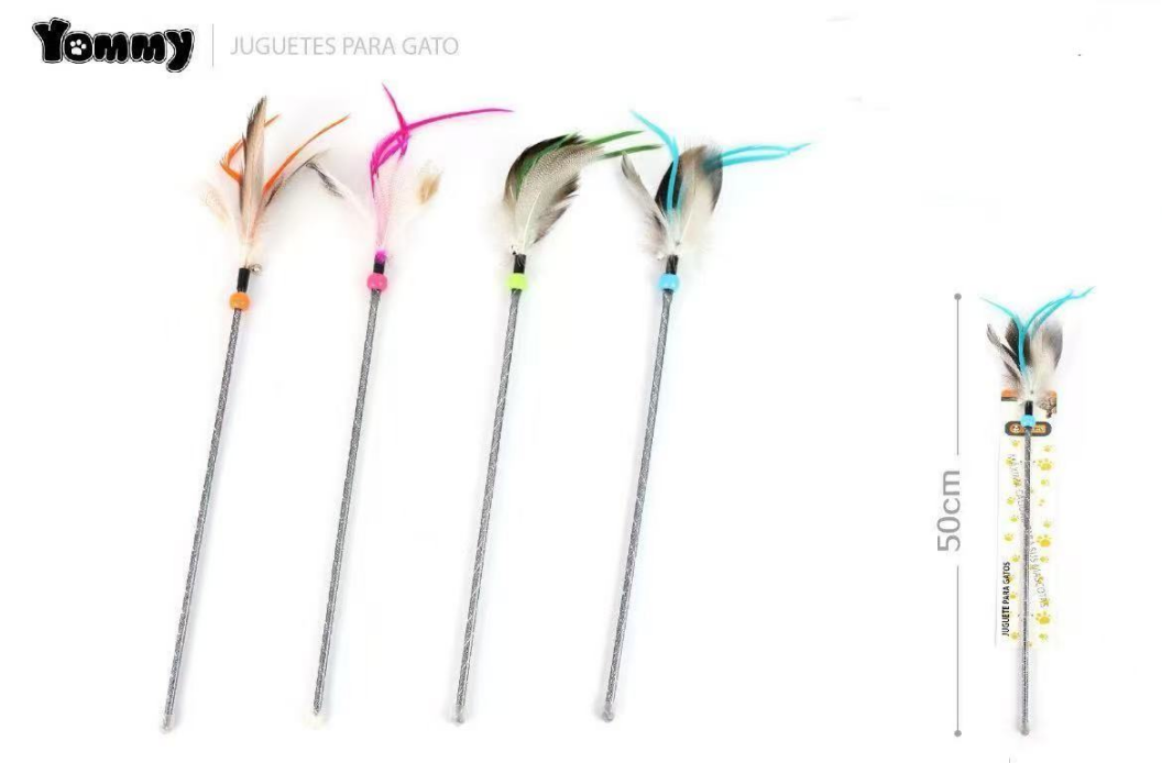 Two-color Feather Cat Teaser