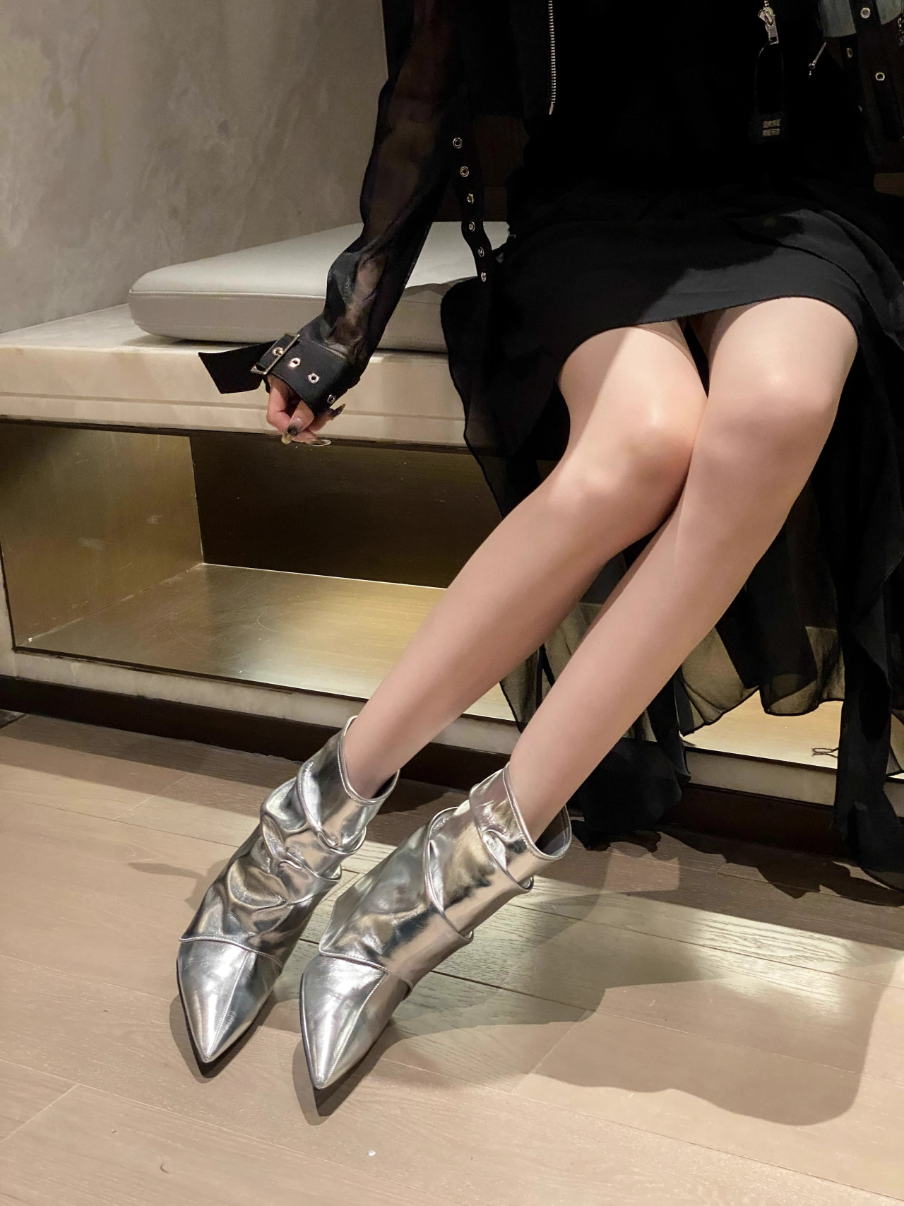 Wedge Trouser Boots, picture 3 of 4