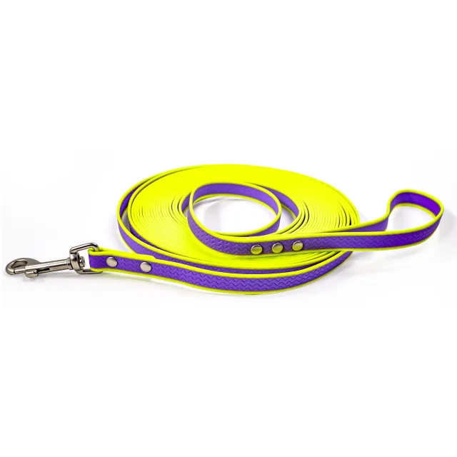 New Style PVC Coated Two color Waterproof Training Rope Purpleyellow - Shop at LoveMi