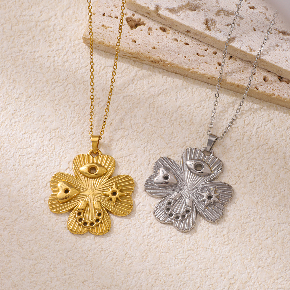 Stainless Steel Minimalist Style Pendant Necklace For Both Men And Women