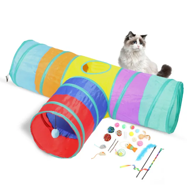 New Cat Tunnel Foldable Pet Climbing Path Cat Toys Style6 - Shop at LoveMi