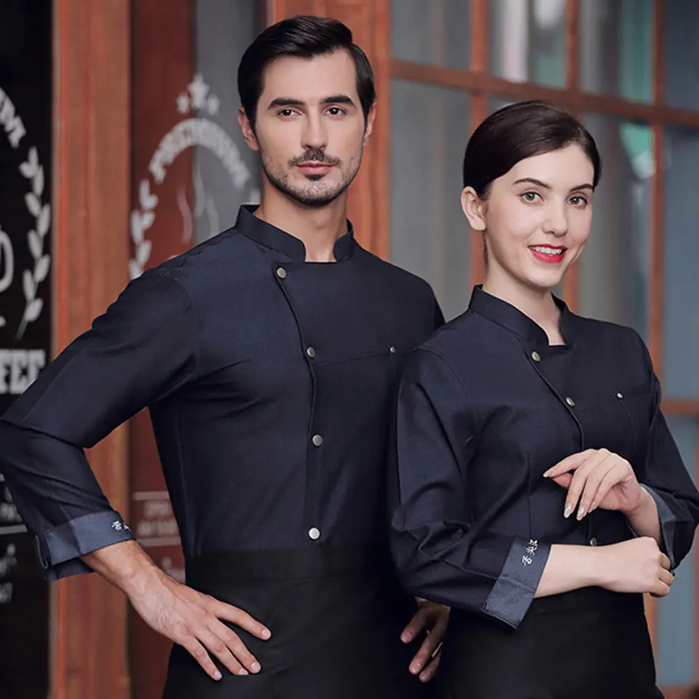 Chef Work Clothes Men and Women After Catering