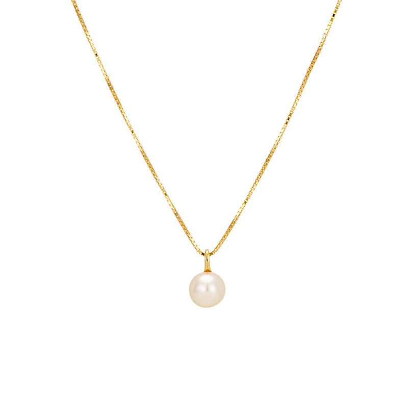 Pearl Necklace Female Pendant Temperament Clavicle Chain