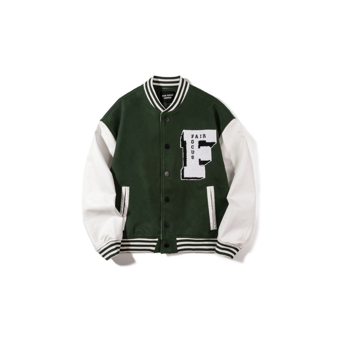 Hip-hop Print Spring And Autumn New High Street Style Loose Stitching Jacket