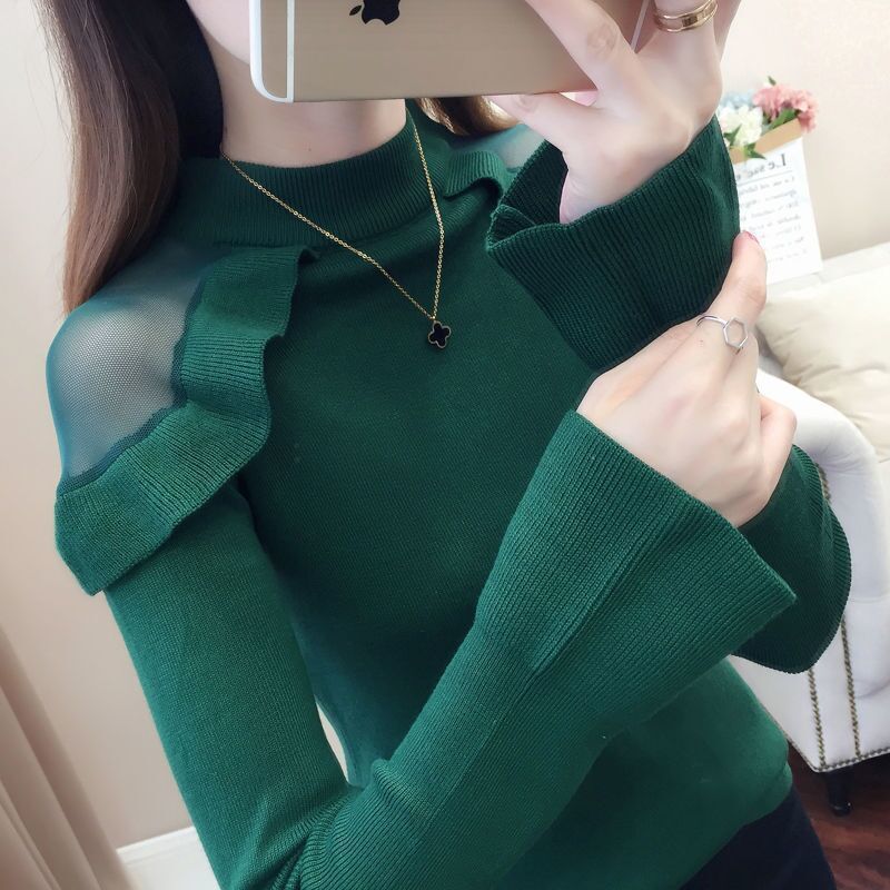 Title 6, Turtleneck Long Sleeved Sweater Pullover Slim Fit