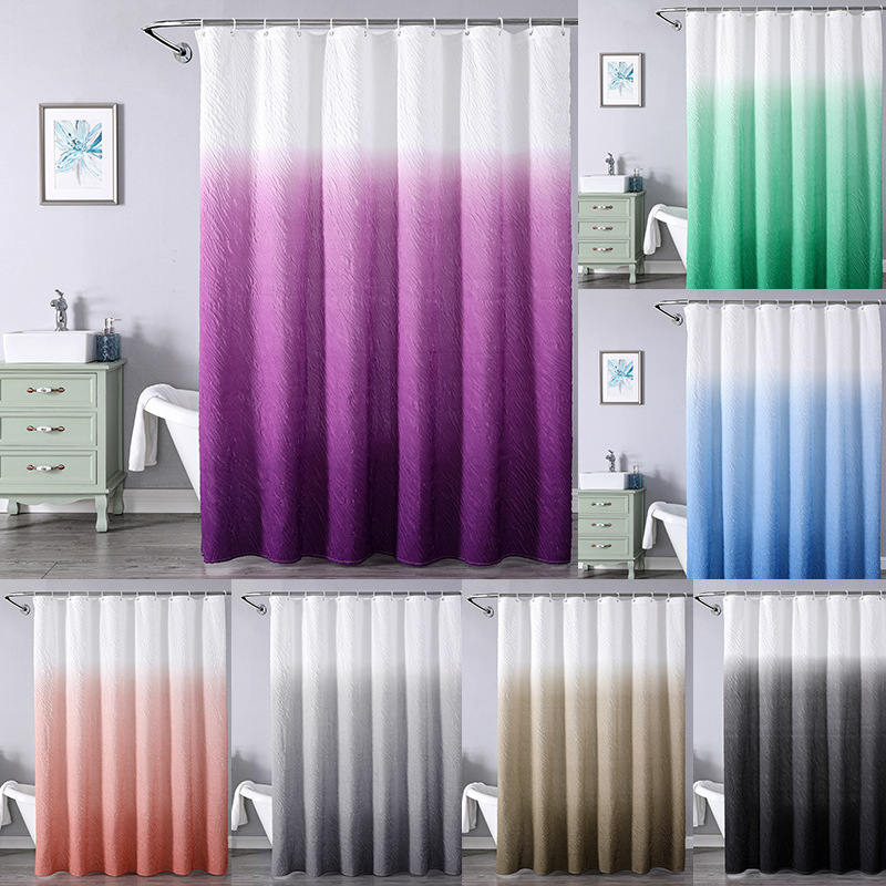 Composite Foaming Polyester Waterproof And Mildew-proof Shower Curtain